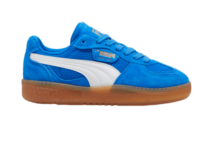 PUMA Palermo LaModa Vintage Sneakers in Hyperlink Blue/Gum
