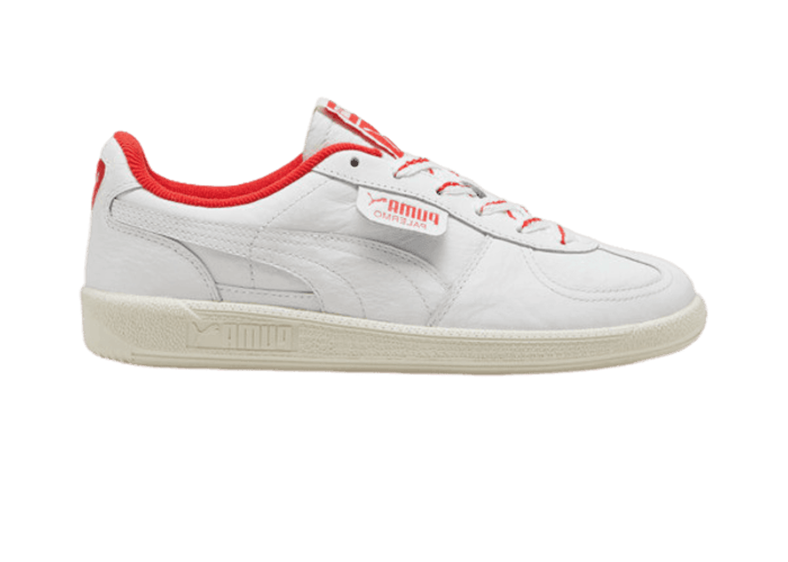PUMA Palermo Lady Court Sneakers in White/Vapor Grey