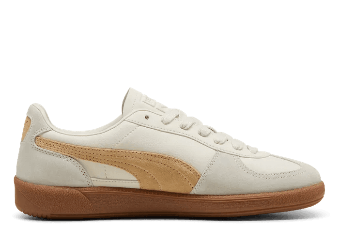 PUMA Palermo Leather Sneakers in Alpine Snow/Desert Dust/Gum