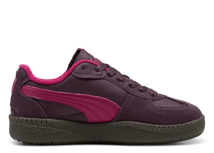 PUMA Palermo Moda Corduroy Sneakers in Midnight Plum/Gum