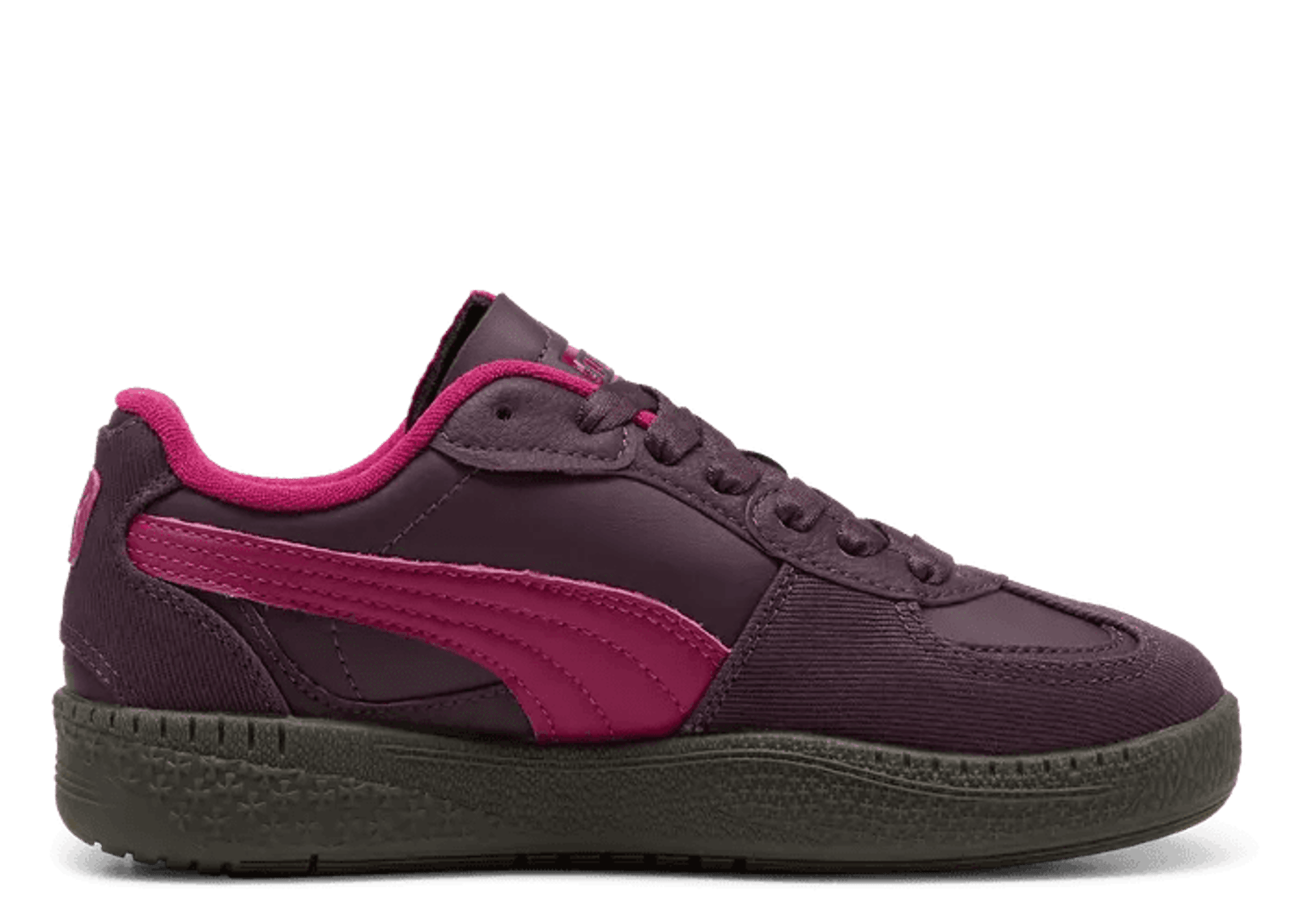 PUMA Palermo Moda Corduroy Sneakers in Midnight Plum/Gum