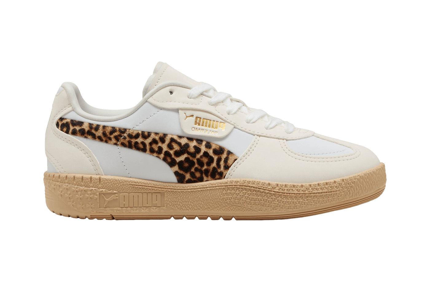 PUMA Palermo Moda Elevated Leo Sneakers in White - 403276-01 