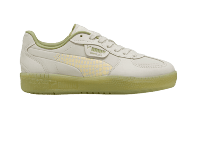 PUMA Palermo Moda Selva Sneakers in Vapor Grey/Creamy Vanilla/Calming Green