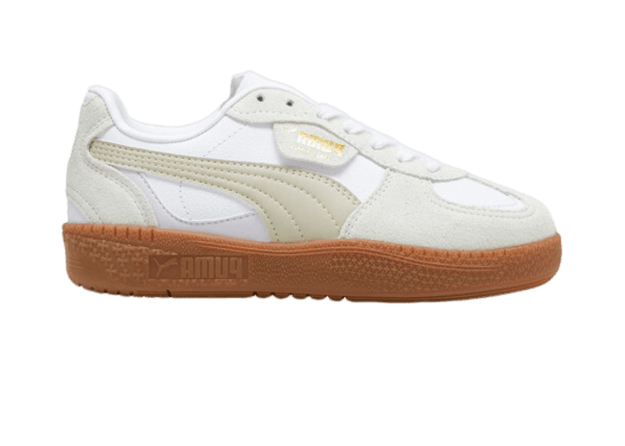 PUMA Palermo Moda Sneakers in White/Desert Dust (GS)