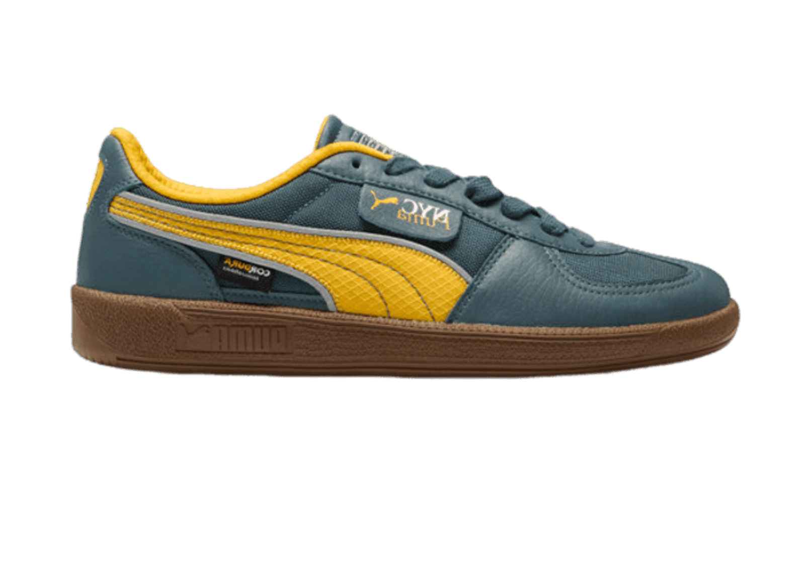 PUMA Palermo NYC Long Run Cordura Sneakers in Grey Skies/Tangerine/Silver