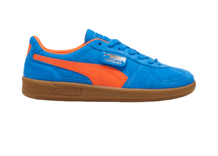 PUMA Palermo Sneakers in Hyperlink Blue/Flame Flicker/Gum - 396463