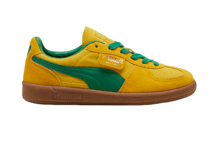 PUMA Palermo Sneakers in PelÃ© Yellow Sizzle/Archive Green