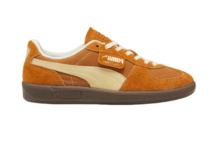 PUMA Palermo Vintage Sneakers in Caramel Latte/Creamy Vanilla/Gum