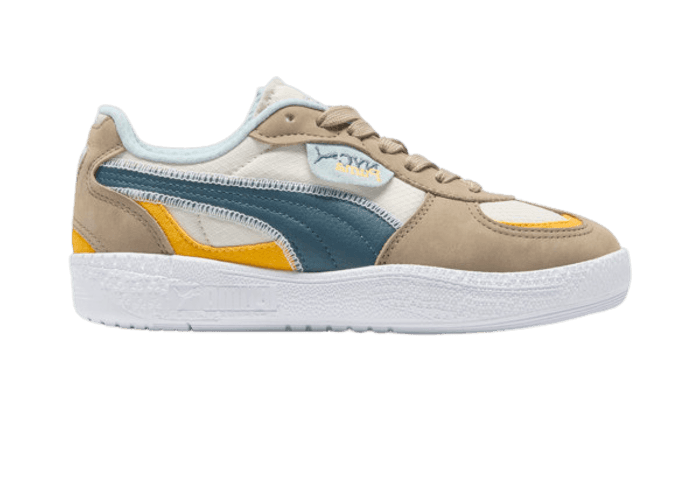 PUMA Palmero Lamoda NYC Long Run Sneakers in Oak Branch/Grey Skies/Tangerine