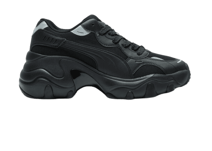 国内配送 PUMA PULSAR WEDGE SANDAL WNS BLACK/AGED SILVER PUMA PULSAR WEDGE WNS SANDAL PUMA BLACK-PUMA AGED SILVER