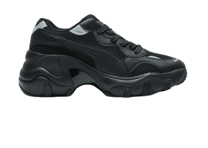 PUMA Pulsar Wedge Mesh V2 Sneakers in Black/Silver - 399681