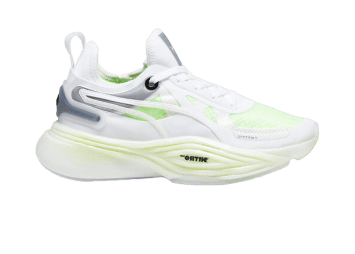 PUMA PWR NITROâ„¢ Squared Training in White/Speed Green - 378688