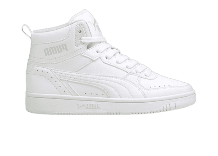 PUMA Rebound JOY Sneakers Big in White/Limestone (GS)