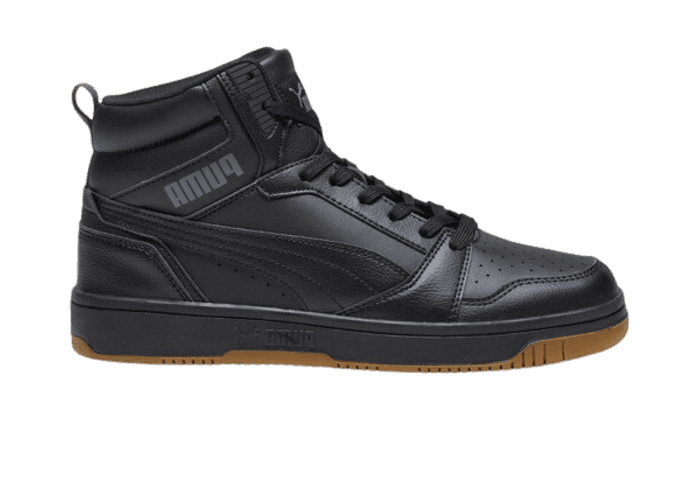 PUMA Rebound Sneakers in Black/Shadow Grey/Gum