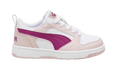 Puma Rebound V6 Low Little Kid 'Mauve Mist Magenta Gleam'