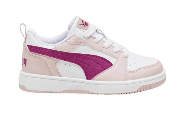 Puma Rebound V6 Low Little Kid 'Mauve Mist Magenta Gleam'