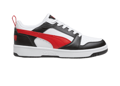 Puma Rebound V6 Low 'White Black Red'