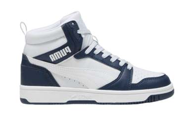 PUMA Rebound V6 Mid Sneakers in Dark Blue (GS)