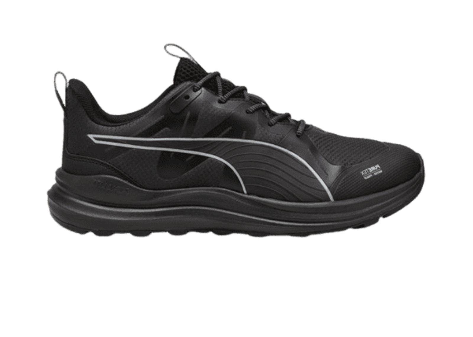 PUMA Reflect Lite Trail PTX in Black/Silver/Cool Dark Grey