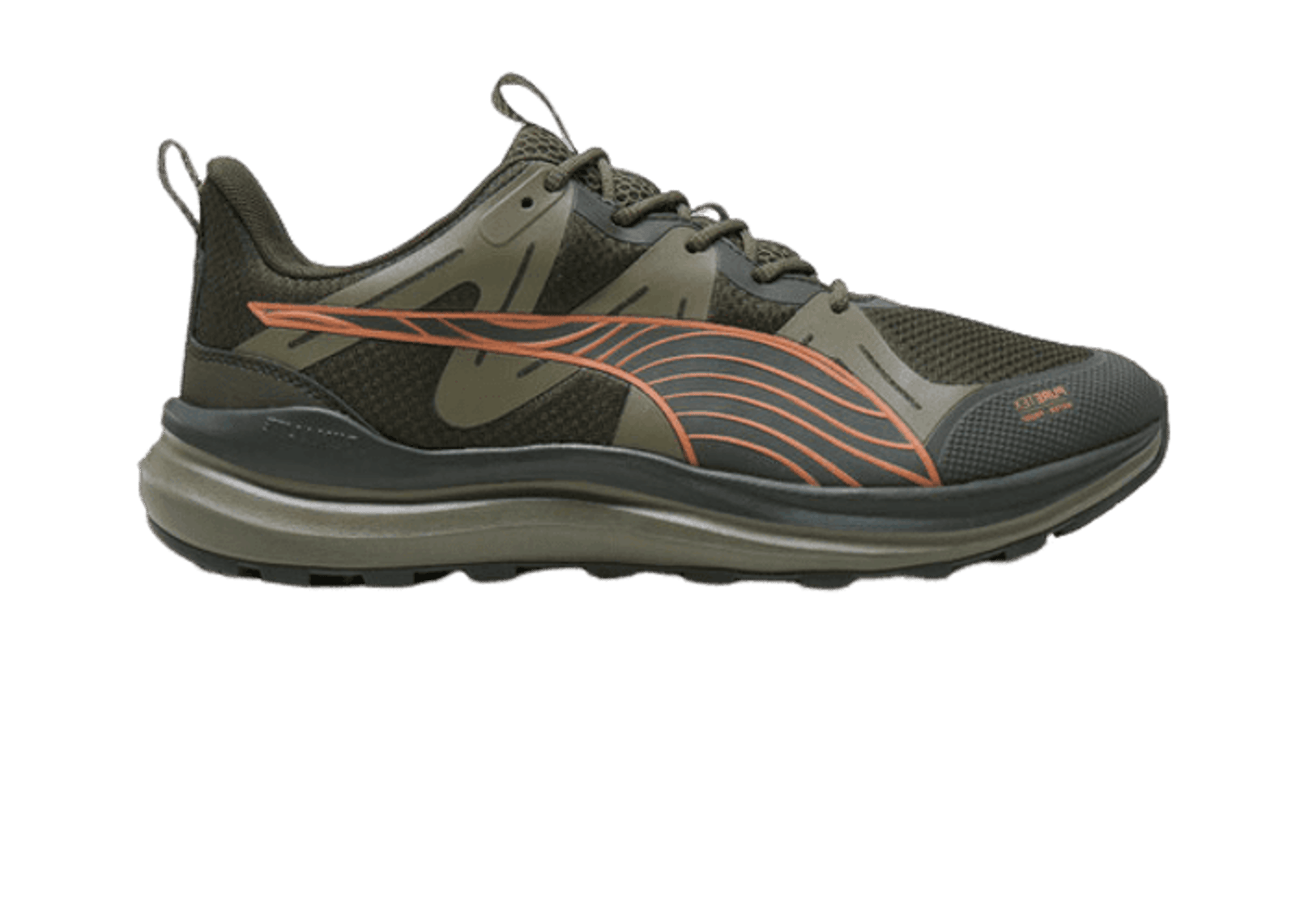 PUMA Reflect Lite Trail PTX in Dark Olive/Olive/Maple Syrup