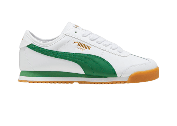 PUMA Roma 68 Revival Sneakers in White/Archive Green/Gum