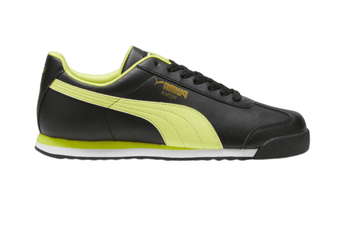 Puma Roma Basic Plus 'Black Lime Sheen' - 369571-53