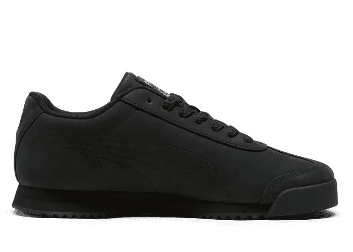 PUMA Roma Skyline Vegas Flagship Sneakers in Black/Peach Frost/Sunny Yellow