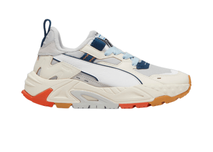 PUMA RS-TRCK Now And Then Sneakers in Cool Light Grey/Alpine Snow/White (GS)