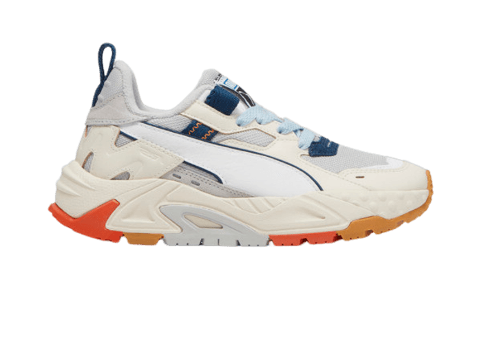 PUMA RS-TRCK Now And Then Sneakers in Cool Light Grey/Alpine Snow/White (GS)