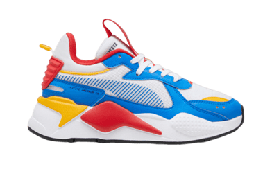 Puma RS-X Big Kid 'White Hyperlink Blue Red'