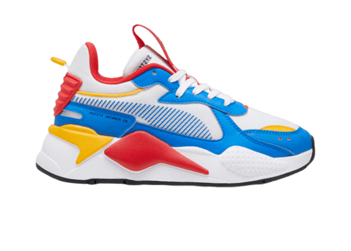 Puma RS-X Big Kid 'White Hyperlink Blue Red'