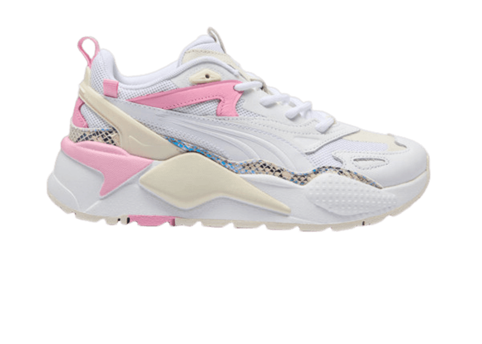 PUMA RS-X Efekt Anidescent Sneakers in White/Pink Lilac