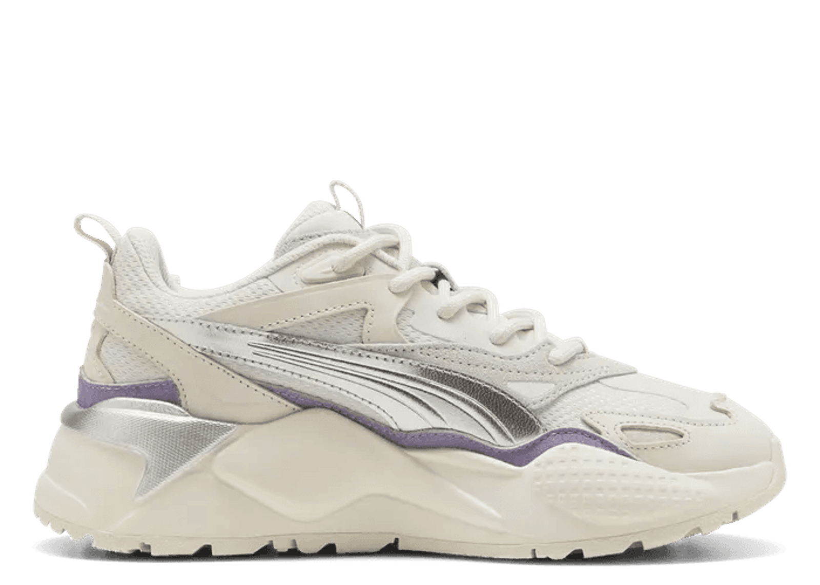 国内配送 PUMA W BLSTR GLOW-UP VAPOR GRAY PUMA RS-X Efekt Galactic Sneakers in Vapor Grey/Silver