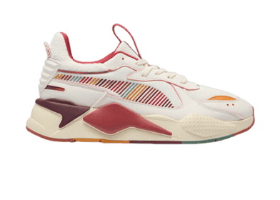 PUMA RS-X LNDSCP Andes Sneakers in Sugared Almond/Astro Red/Dark Jasper