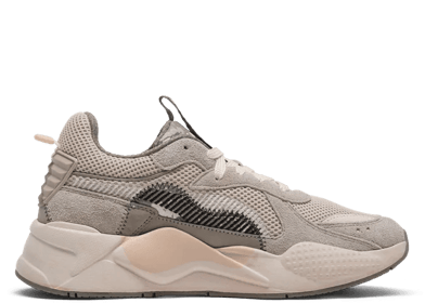 PUMA RS-X Rain Map Camo Sneakers in Beige