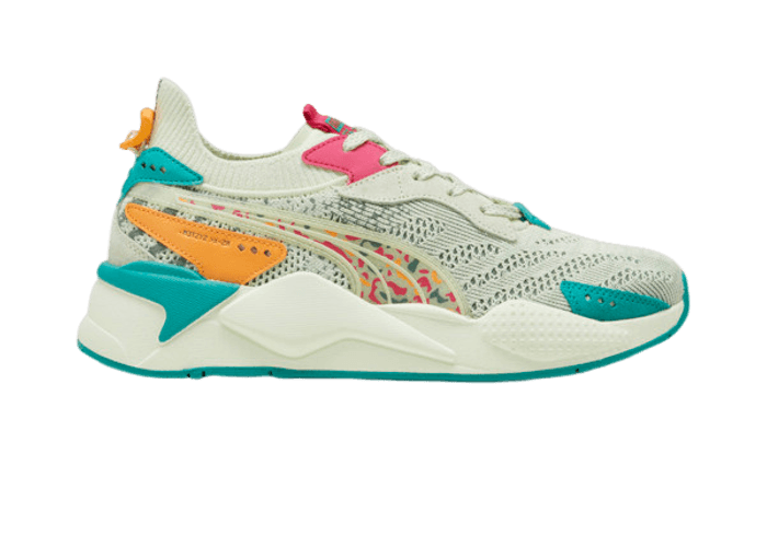 PUMA RS-XK Tropical Sneakers in Green Illusion/Sparkling Green