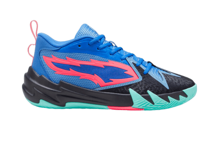 PUMA Scoot Zeros Basketball in Bluemazing/Electric Peppermint
