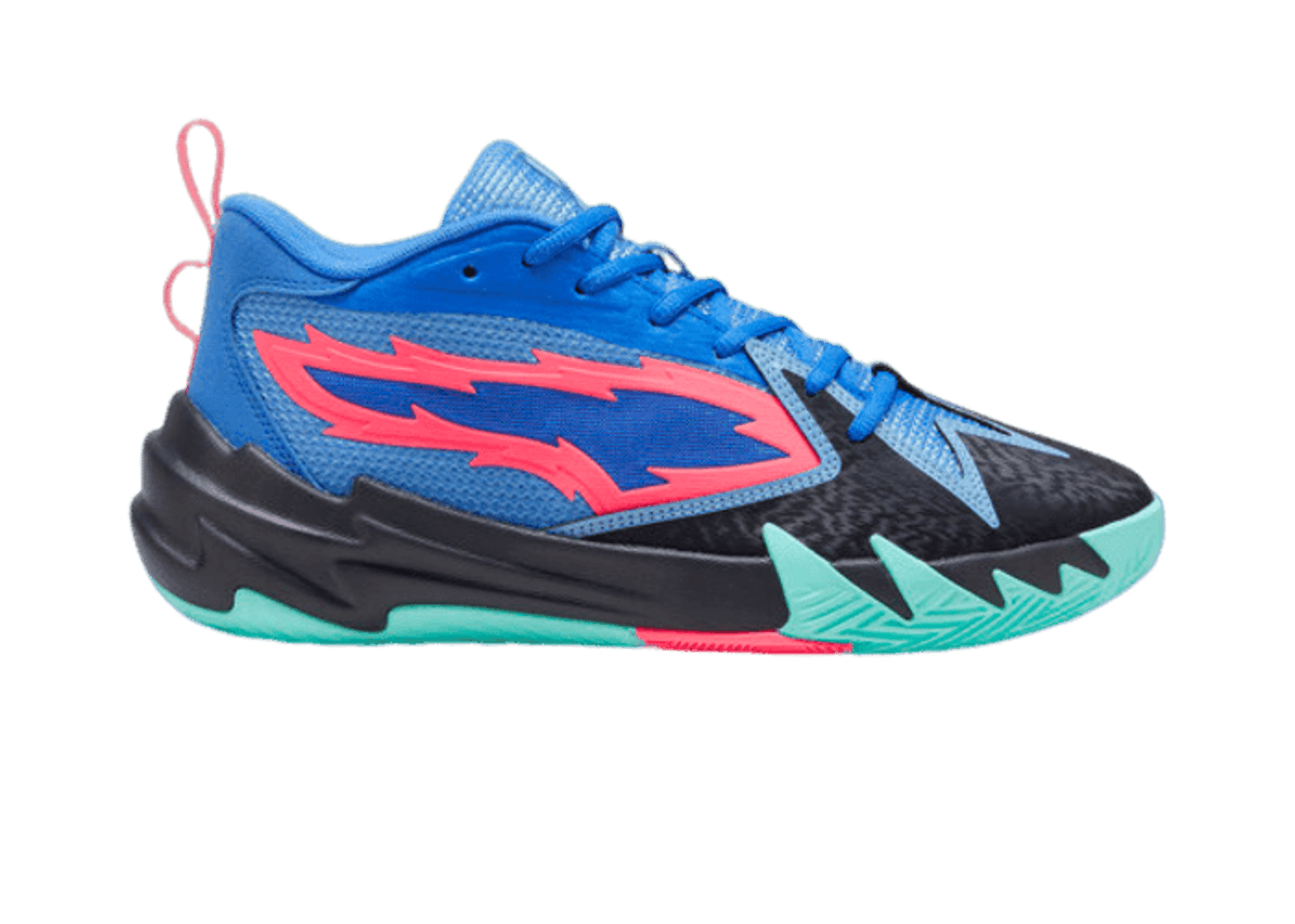 PUMA Scoot Zeros Basketball in Bluemazing/Electric Peppermint