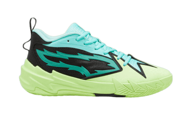 PUMA Scoot Zeros Basketball in Fizzy Apple/Electric Peppermint (GS)