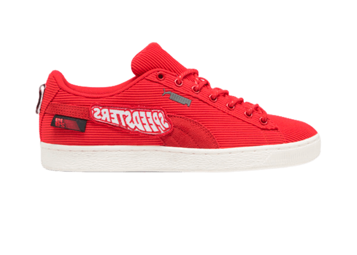 PUMA Scuderia Ferrari Clyde Garage Crews Sneakers in Red