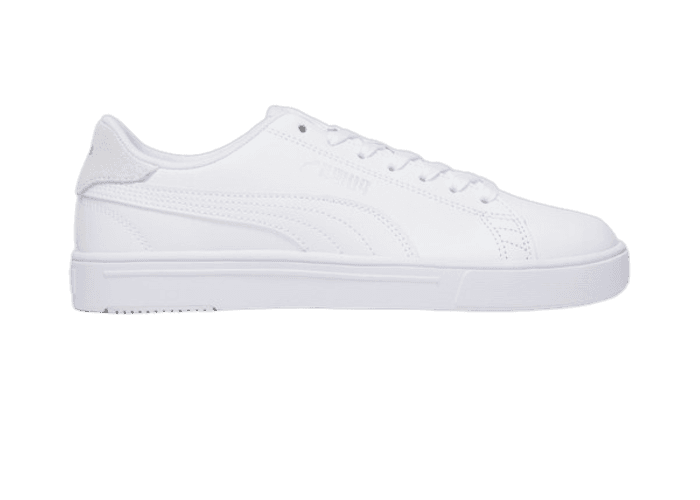 PUMA Serve Pro Lite Sneakers in White/Silver/Grey