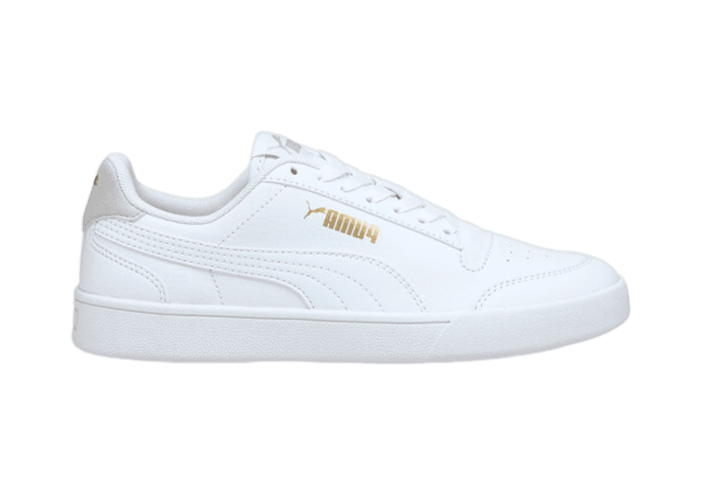 PUMA Shuffle Sneakers in White/Grey/Violet (GS) - 375688-01