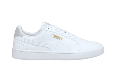 PUMA Shuffle Sneakers in White/Grey/Violet (GS)
