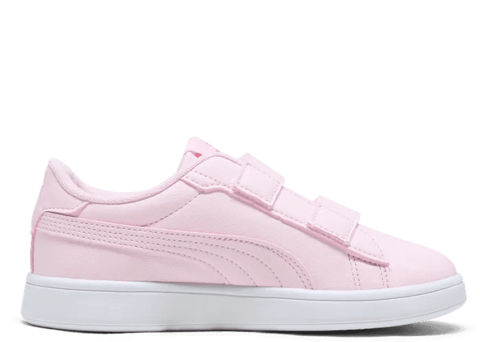 PUMA Smash 3.0 Badges ' Sneakers in Whisper Of Pink/Whisper Of Pink/Passionfruit (GS)