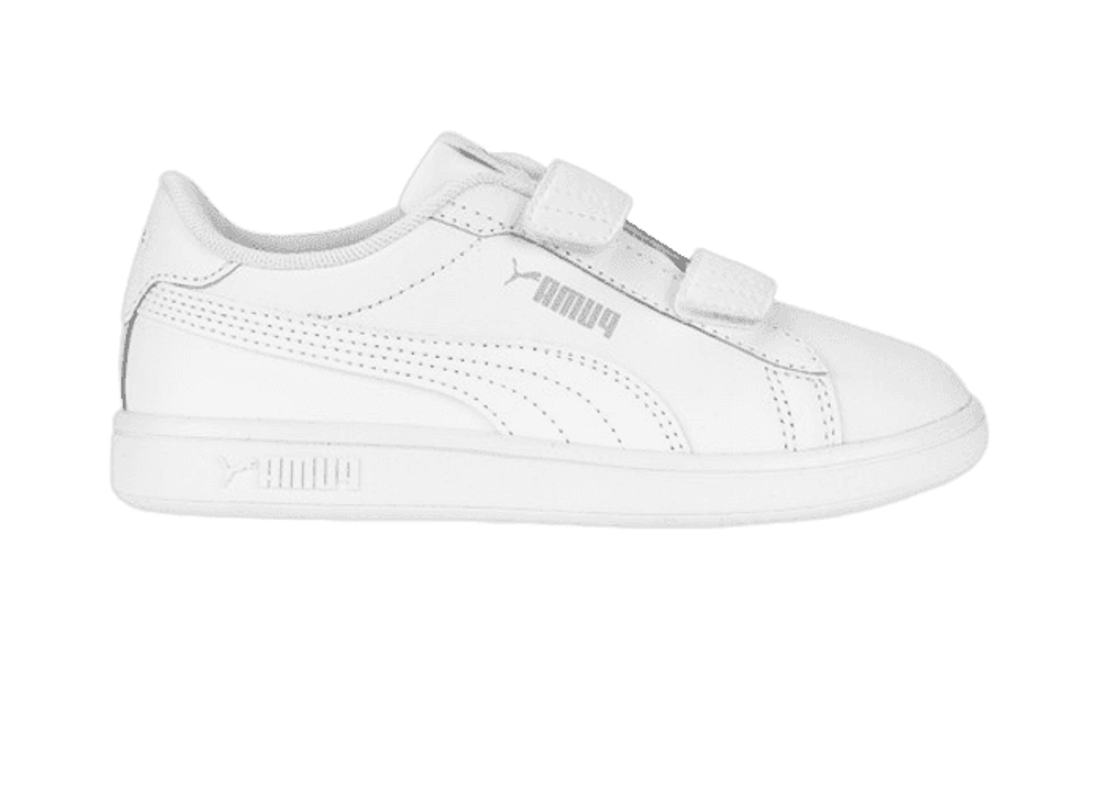 Puma Smash 3.0 Leather Velcro Little Kid 'White'