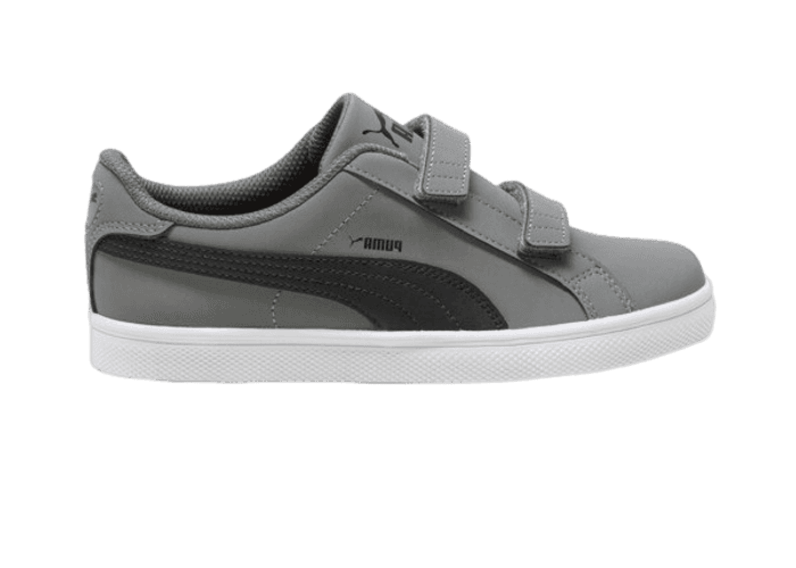 PUMA Smash Vulc ' Trainers in Steel Grey/Black/White (GS)