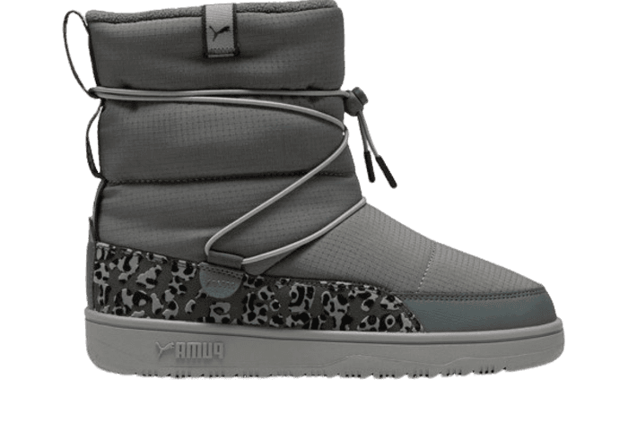 PUMA Snowbae Animal Boots Women in Mineral Grey/Black