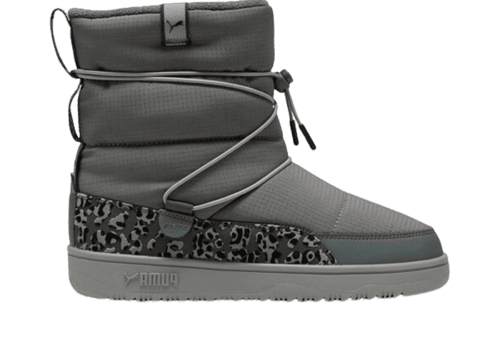 PUMA Snowbae Animal Boots Women in Mineral Grey/Black