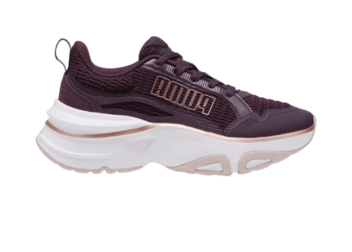 PUMA SOFTRIDE Divine Metal in Midnight Plum/Mauve Mist/Rose Gold