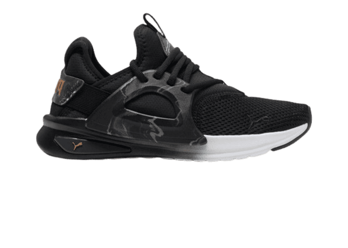 amenoiro★ PUMA SOFTRIDE Enzo Evo Geode Women in Black/Gold - 310926-02
